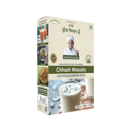 Sidha Kisan Se Natural Chhash Masala 100gm